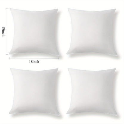 4-Pack Pillow Inserts with Washable Cover for Comfort and Furniture Refresh detail image - detail view 7