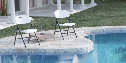 4-Piece Set Heavy-Duty Folding Chair for Home Office and Patio detail image - detail view 11