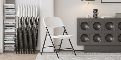 4-Piece Set Heavy-Duty Folding Chair for Home Office and Patio detail image - detail view 14