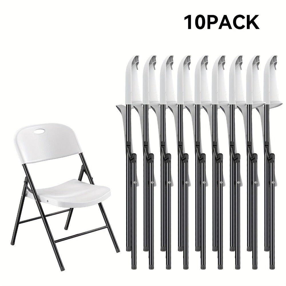 4-Piece Set Heavy-Duty Folding Chair for Home Office and Patio detail image - detail view 7