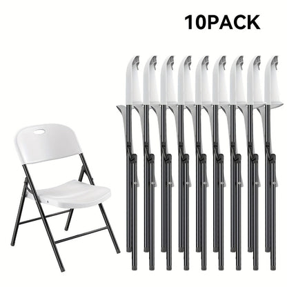 4-Piece Set Heavy-Duty Folding Chair for Home Office and Patio detail image - detail view 7