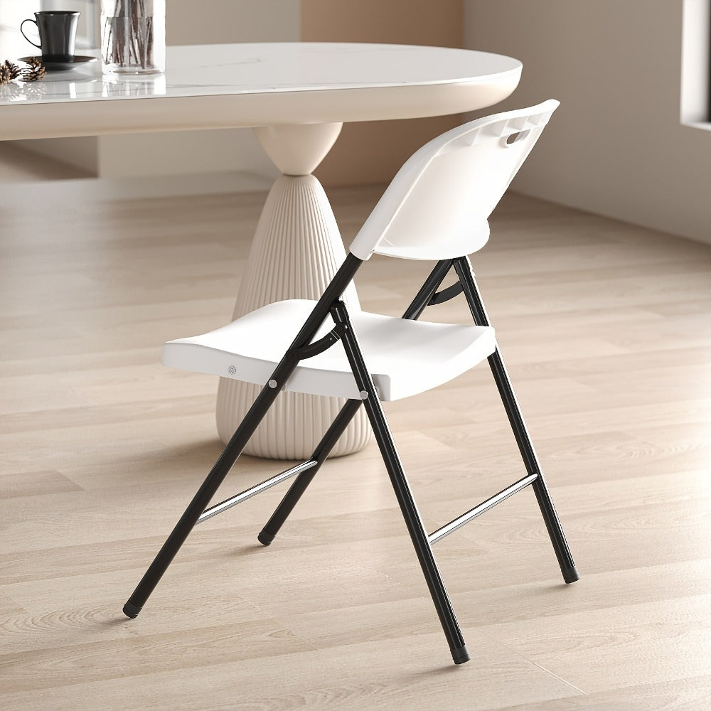 Folding Chair, Folding Chairs Set of 4 8 or 10 Pack Heavy Duty Reinforced Steel Frame 650 shown in the main product view