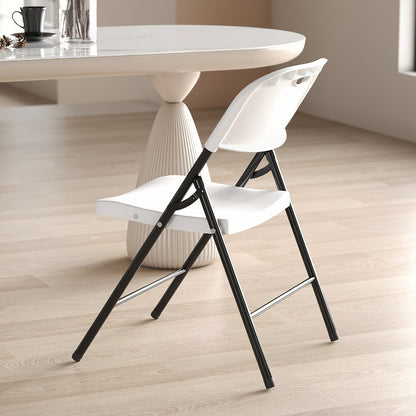 Folding Chair, Folding Chairs Set of 4 8 or 10 Pack Heavy Duty Reinforced Steel Frame 650 shown in the main product view