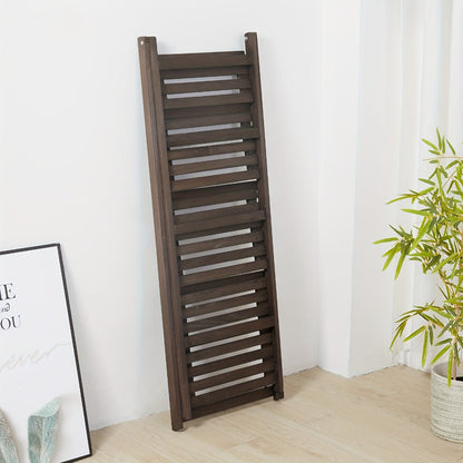4-Tier Foldable Plant Stand with Solid Wood Construction and Open Shelves detail image - detail view 6