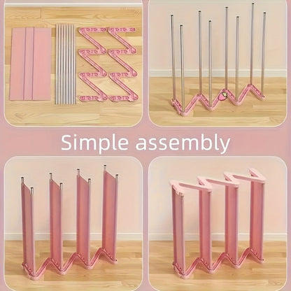 4-Tier Freestanding Shoe Rack with Tool-Free Assembly for Organized Everyday Storage detail image - detail view 6