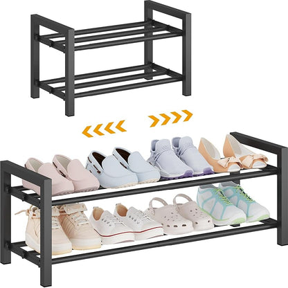 Shoe Rack shown in the 2 Tiers option