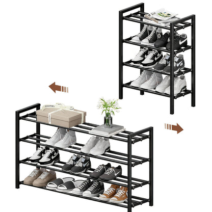 Shoe Rack shown in the 4 Tiers option