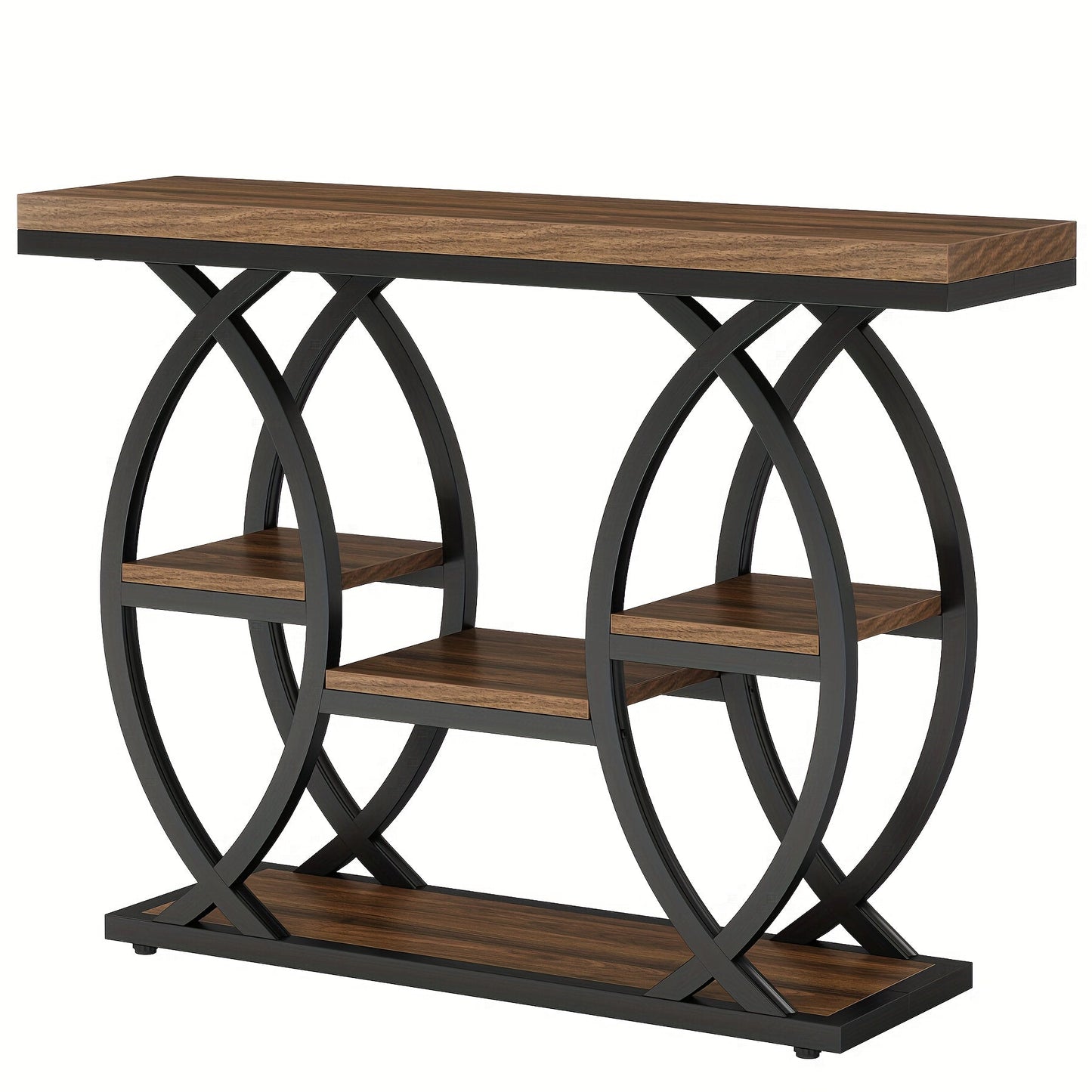 Console Table shown in the Brown option