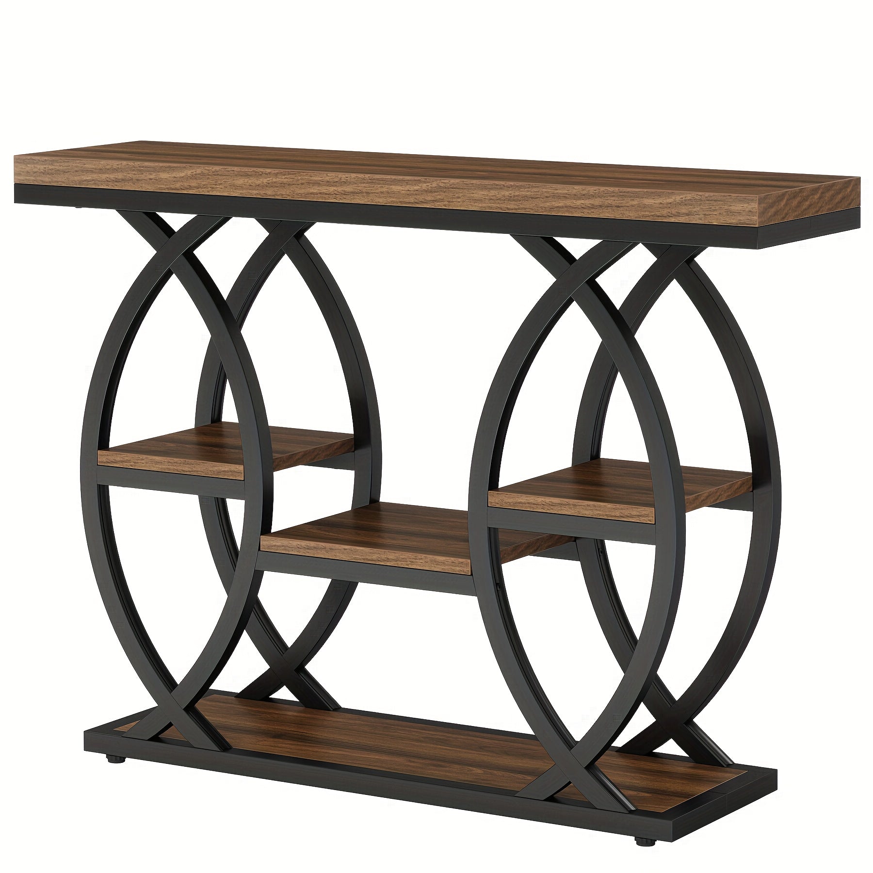 Console Table shown in the Brown option