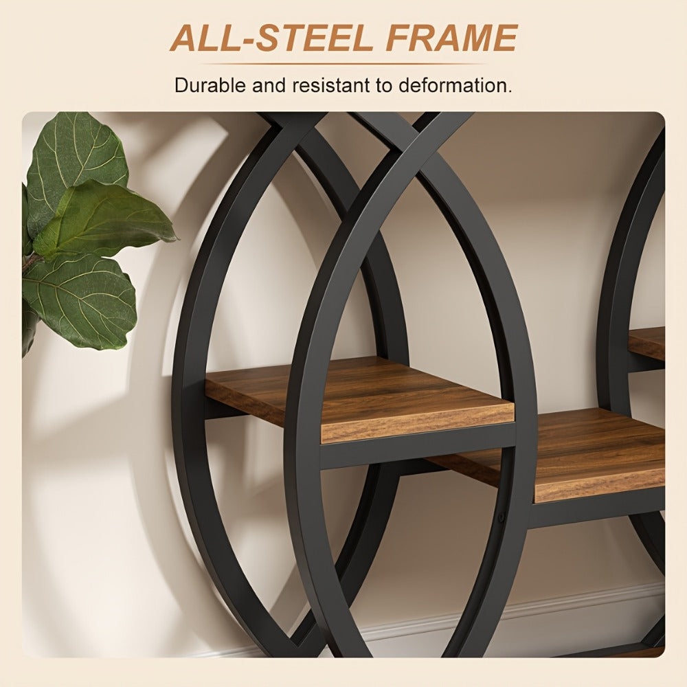 4-Tier Narrow Console Table with Open Shelves, Narrow Entryway Table detail image - detail view 7
