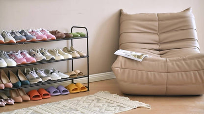 4-Tier Wide Shoe Rack with Large-Capacity Storage and Tool-Free Assembly detail image - detail view 17