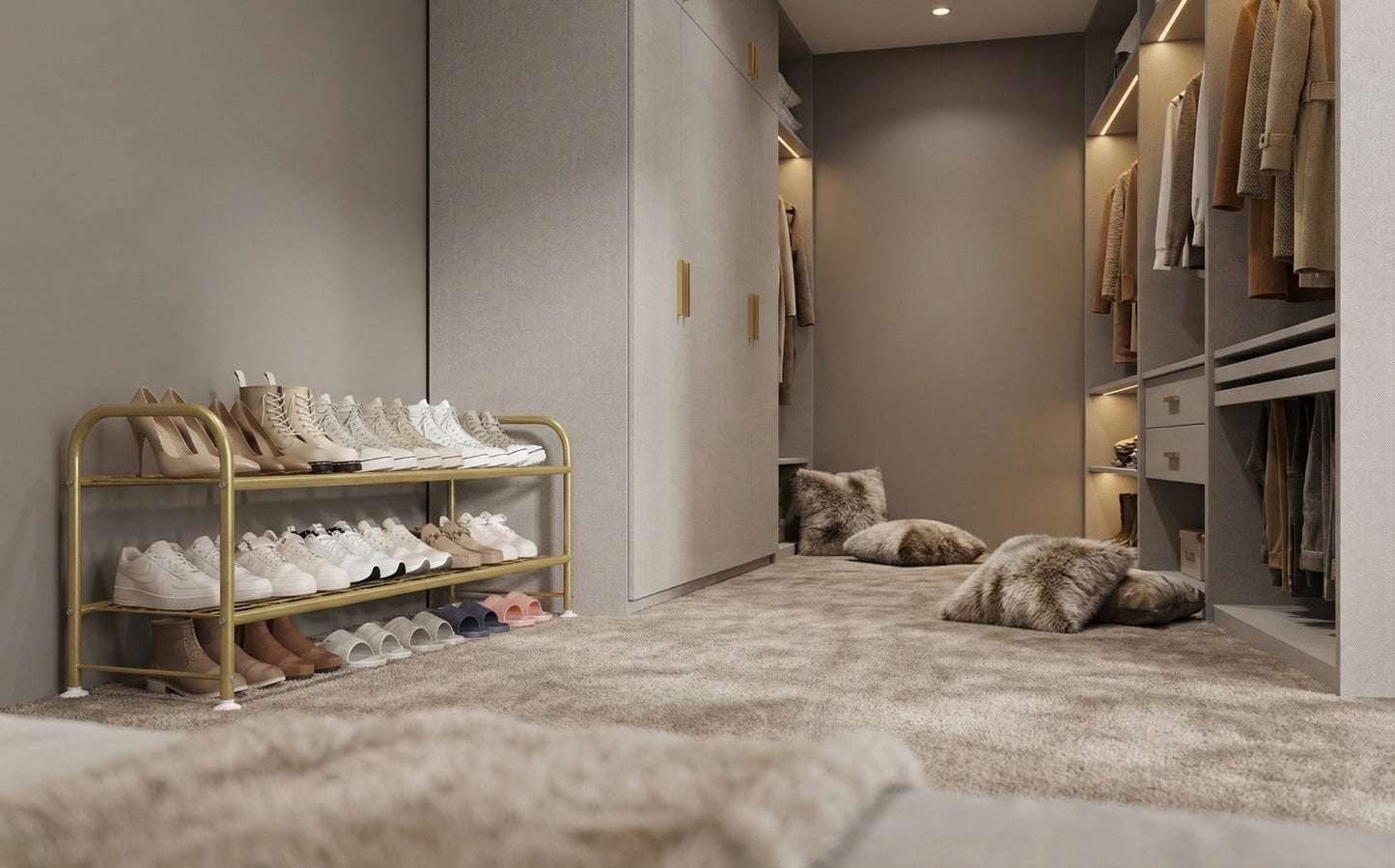 4-Tier Wide Shoe Rack with Large-Capacity Storage and Tool-Free Assembly detail image - detail view 27
