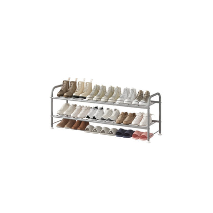 Shoe Rack shown in the Gray, 2 Tiers option