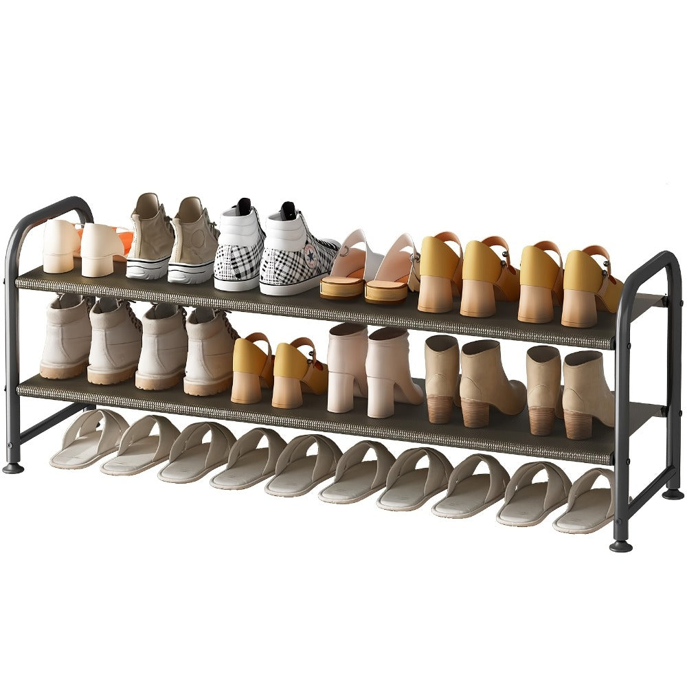 4-Tier Wide Shoe Rack with Stackable Design and Large-Capacity Storage for Entryway detail image - detail view 13