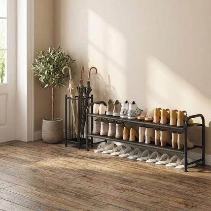 4-Tier Wide Shoe Rack with Stackable Design and Large-Capacity Storage for Entryway detail image - detail view 14