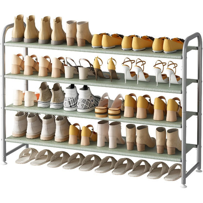 4-Tier Wide Shoe Rack with Stackable Design and Large-Capacity Storage for Entryway detail image - detail view 17