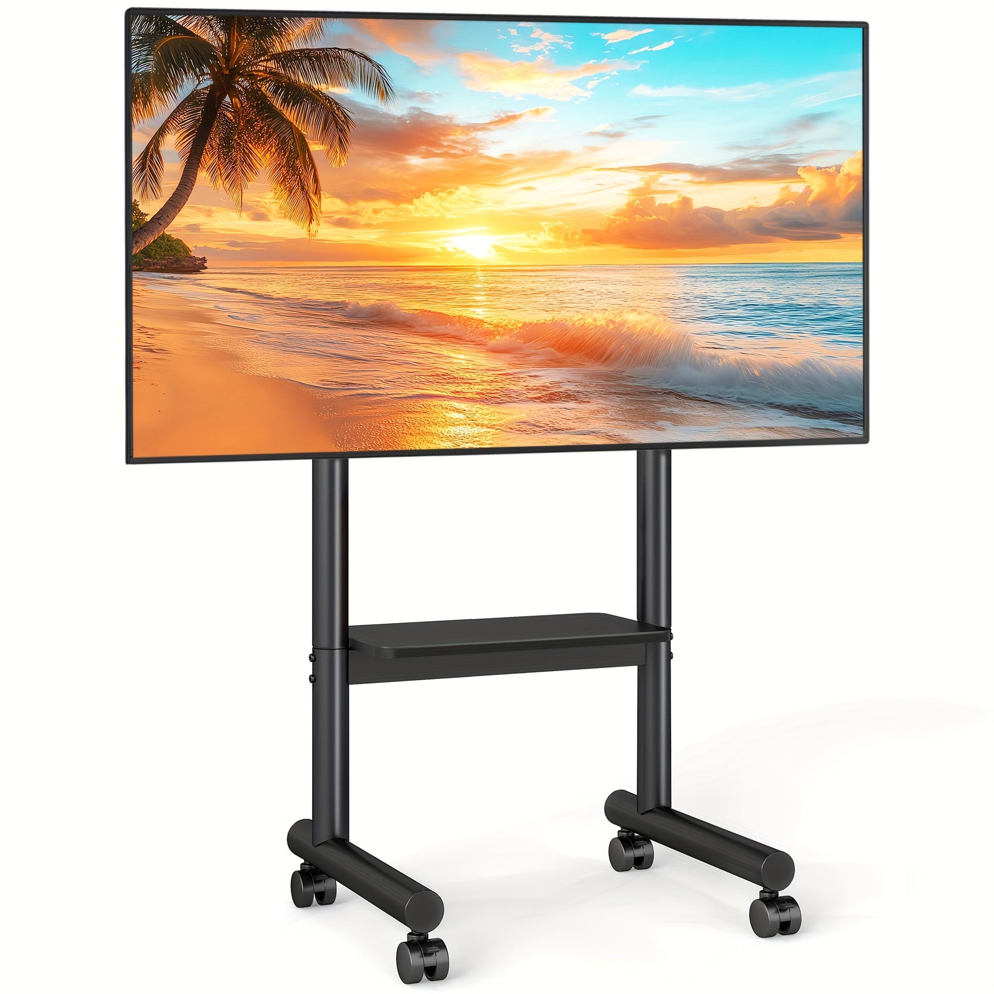 TV Stand shown in the Black option