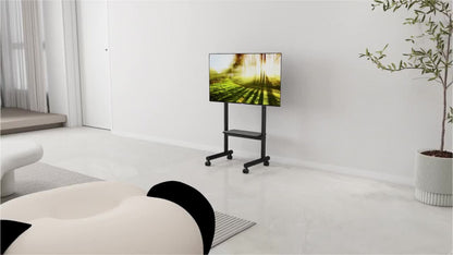 40-75 Inch Rolling TV Stand with Adjustable Height, Media Console Cabinet for Living Room detail image - detail view 9