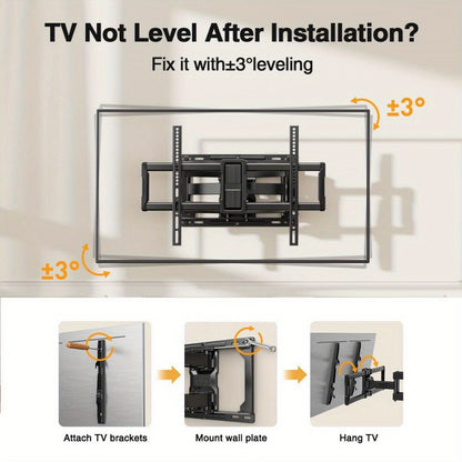 40-86 Inch Heavy-Duty TV Wall Mount with Full-Motion Adjustment and 132 lb Capacity detail image - detail view 5