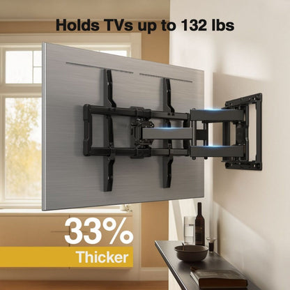 40-86 Inch Heavy-Duty TV Wall Mount with Full-Motion Adjustment and 132 lb Capacity detail image - detail view 7