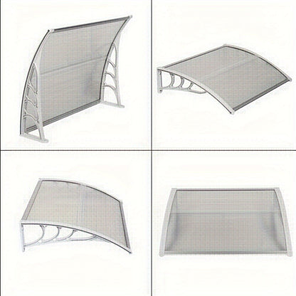 40-Inch Polycarbonate Door And Window Awning for Patio and Entryway detail image - detail view 11