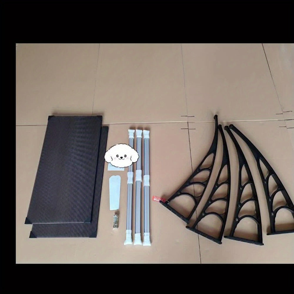 40-Inch Polycarbonate Door And Window Awning for Patio and Entryway detail image - detail view 13