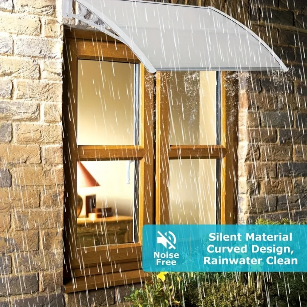 40-Inch Polycarbonate Door And Window Awning for Patio and Entryway detail image - detail view 15