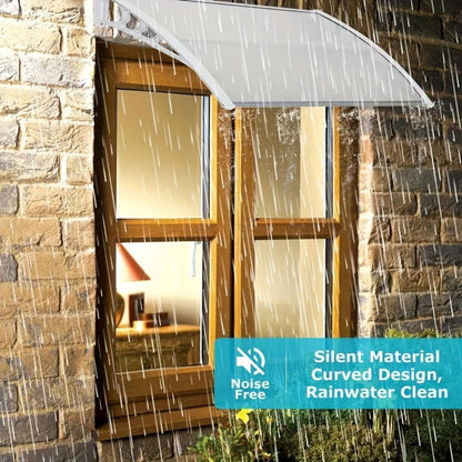 40-Inch Polycarbonate Door And Window Awning for Patio and Entryway detail image - detail view 15