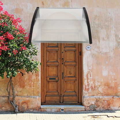 40-Inch Polycarbonate Door And Window Awning for Patio and Entryway detail image