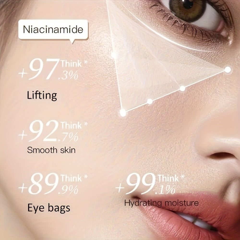 Caffeine Under Eye Patches 60pcs Depuffing Dark Circle Reducer with Hyaluronic Acid Collagen Glycerin Deep Hydrating Moisturizing Eye Mask Hypoallergenic All Skin Types Men Women Gift