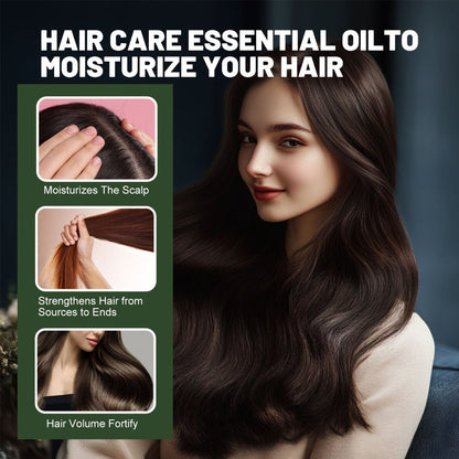 Hair Oil Batana 1.69oz Amber Dropper Bottle with Cold-Pressed Formula for Hair, Brow and Lash Application