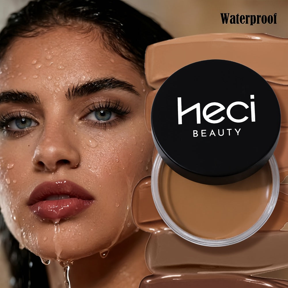 Velvet-Look Cream Foundation in 0.7 oz Round Jar with Six Shade Options from Light to Deep