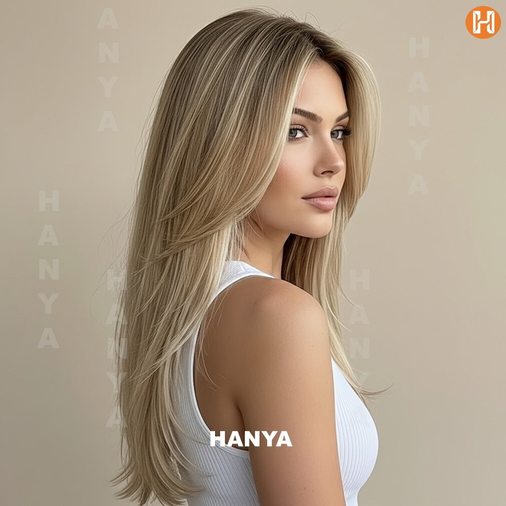 Synthetic Wig Long Heat-Resistant Style, Six Color Choices with 24-Inch Retained Length for Parties