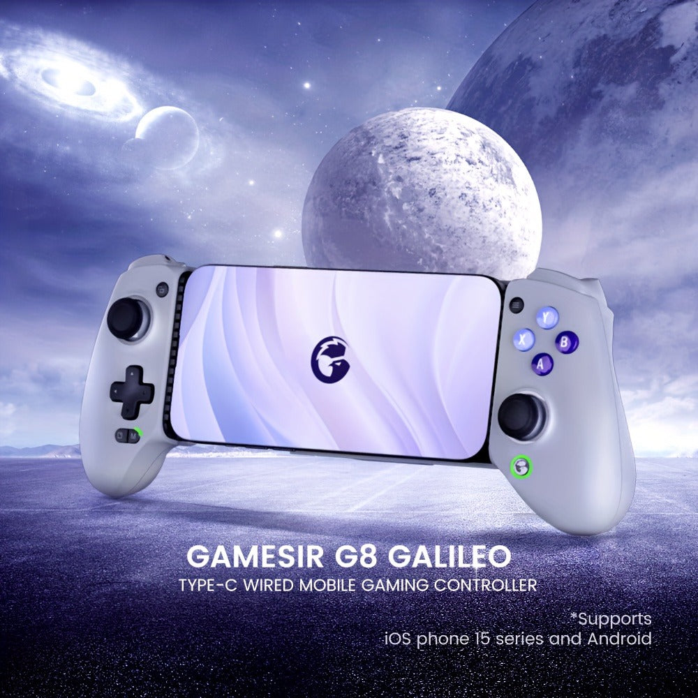 Hall Effect Mobile Gaming Controller GameSir G8 Galileo USB-C Wired, Zero-Drift Joysticks & Triggers