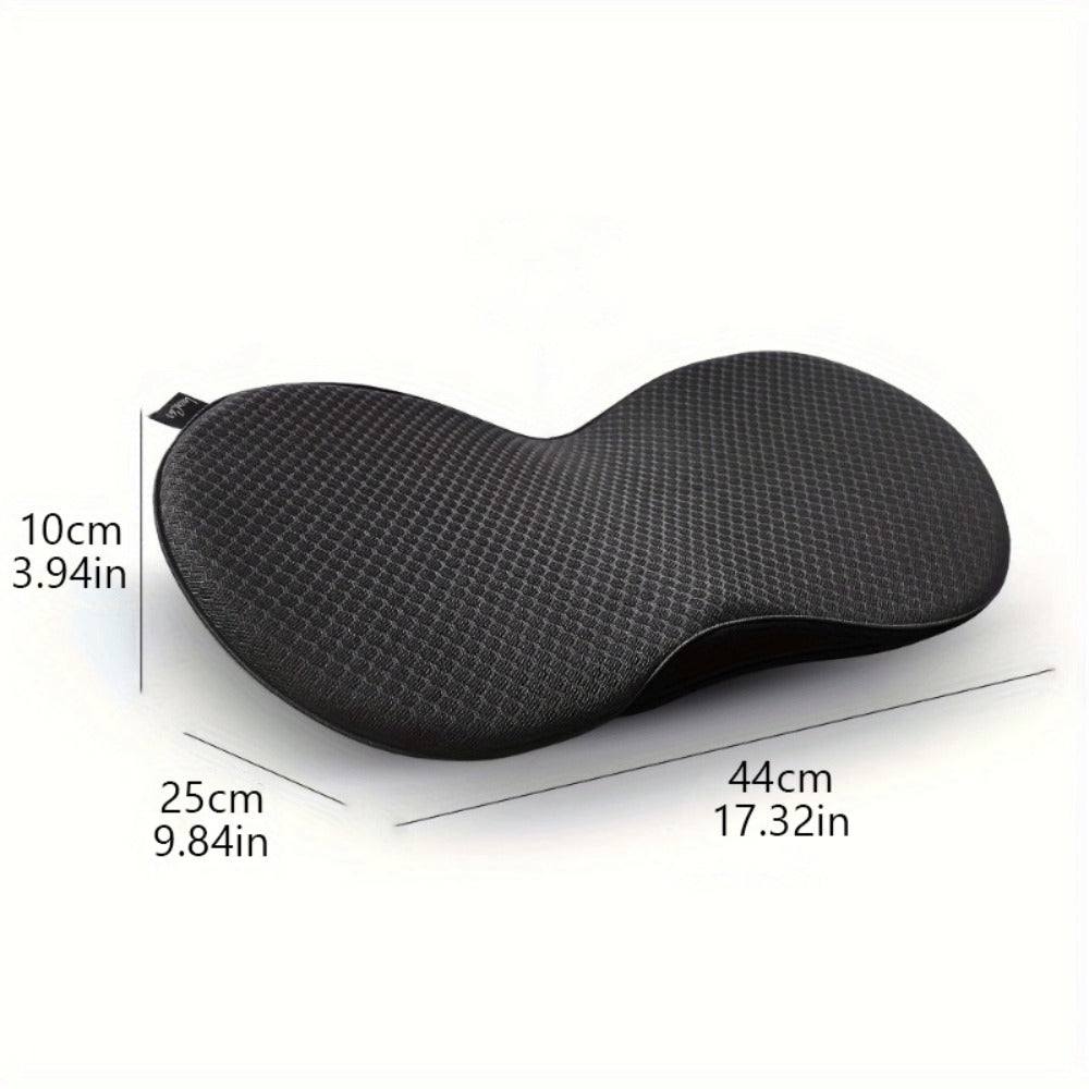 Car Lumbar Support Pillow Memory Foam – Driver Back Support Cushion for Car Seat, All-Season Multifunctional Lumbar Cushion for Lower Back Pain Relief, Office Chair & Home Use, Great Gift Idea
