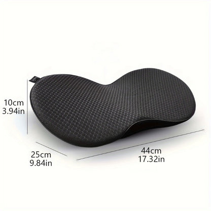 Car Lumbar Support Pillow Memory Foam – Driver Back Support Cushion for Car Seat, All-Season Multifunctional Lumbar Cushion for Lower Back Pain Relief, Office Chair & Home Use, Great Gift Idea