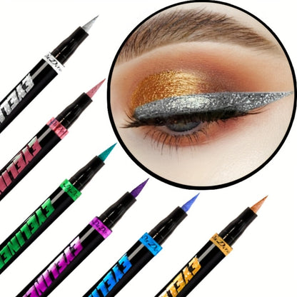 Eyeliner Pencil Set Waterproof 6 Colors Smudg1e Proof Long Lasting Colored Eye Liner for Women Pigmented Gel Eyeliner Pencils Makeup Kit Holiday Gift