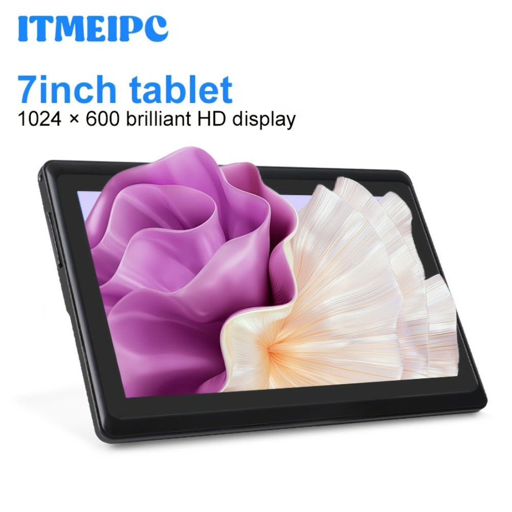 Android Tablet 7-Inch Kids Model with Android 14, Quad-Core CPU, 32GB Internal Storage and Built-In Case