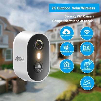3MP Driveway Outdoor Security Camera with PIR Human Detection, AI Motion Alert, Full Color Night Vision