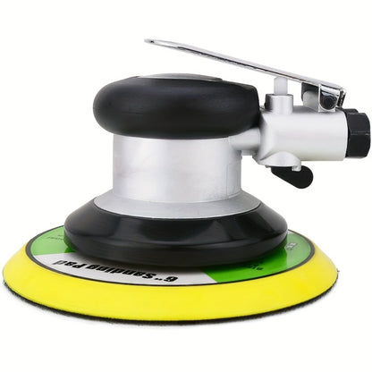 Pneumatic Random Orbit Sander 5-Inch & 6-Inch 12000RPM Dual Action Air Palm Sander for Car Paint Care Rust Removal Polishing Waxing, Heavy-Duty Compressed Air Sander, No Battery Required