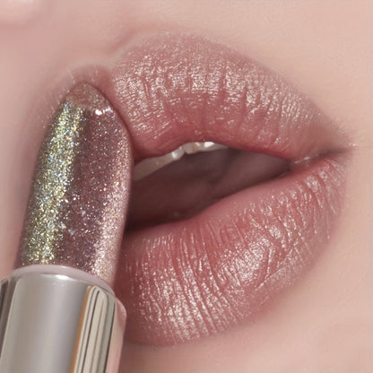 Lipstick Set, MEEYA SHOW 3-Piece Pearlescent Metallic Shimmer Trio with Shade 05, 06 and 07 Options