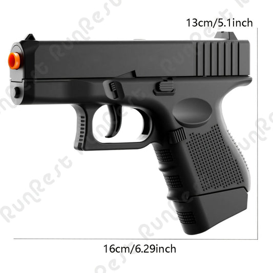 Soft Bullet Toy Gun Pistol with 100 Bullets, 12 Shells & 2 Magazines – Foam Blaster with Shell Ejecting, Outdoor Sports Shooting Game for Boys, Birthday & Holiday Gift for Kids Ages 6+