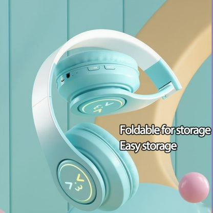 Foldable ANC Over-Ear Headphones with Bluetooth 5.3, Microphone and Four Gradient Color Hook Sets