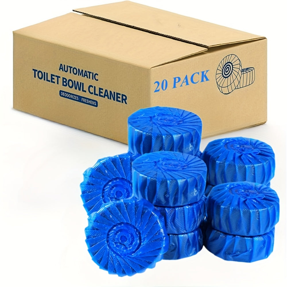 Automatic Toilet Bowl Cleaner Tablets 20/36/60 Pack – Powerful Lemongrass Scent Toilet Tank Cleaner Tabs