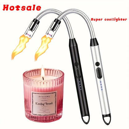 Flexible-Neck Electric Arc Candle Lighter in Nine Color and One- or Two-Piece Checkout Options