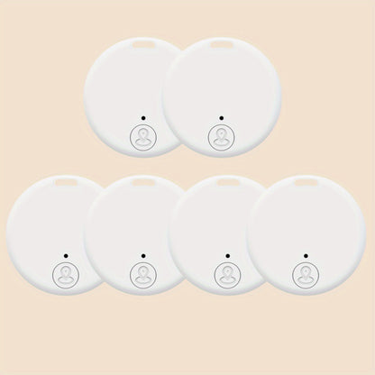 Bluetooth Key Finder Anti-Loss Tracker 6-Pack – Smart Wireless Locator for Car Wallet Bag Luggage Pets Kids – White / Mixed Colors / Black & White Combo