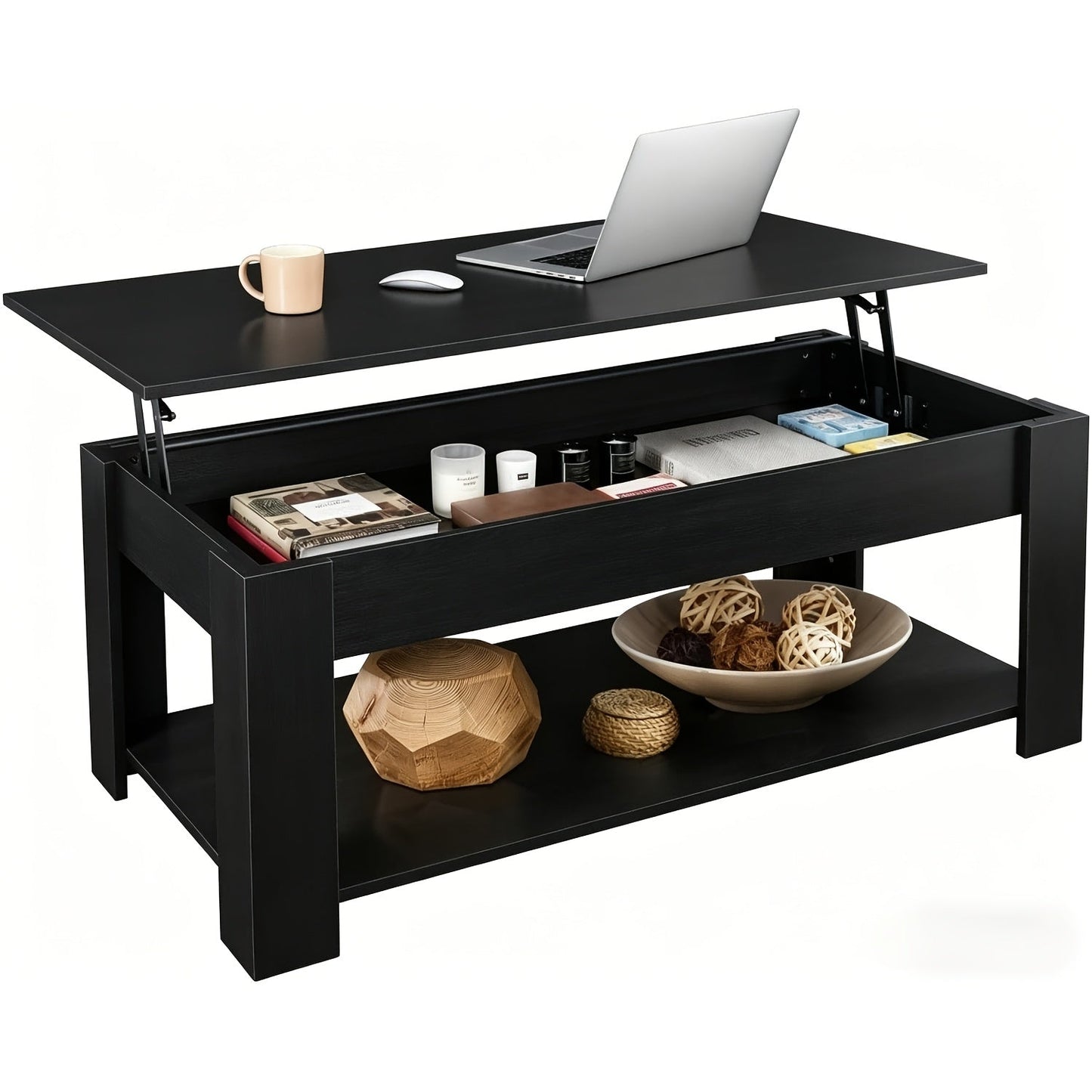 Coffee Table shown in the Black option