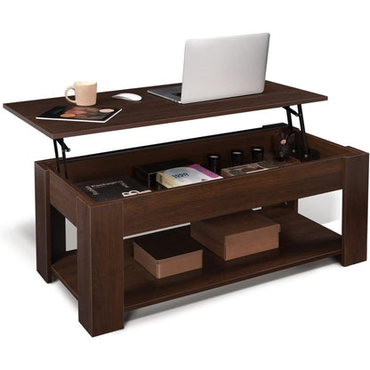 Coffee Table shown in the Espresso option