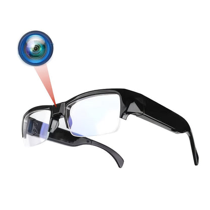 1080p HD Video Glasses 65° Wide Angle - One-Button Sports Camera Glasses, Wearable Body Cam, 120-Min Battery, 32GB & 64GB Options, Driving Cycling Meeting Recording