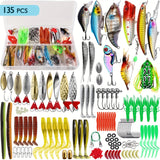 135pcs Fishing Lures Kit